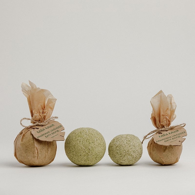 New Zealand Made Kawakawa Lavender Bath Bombs